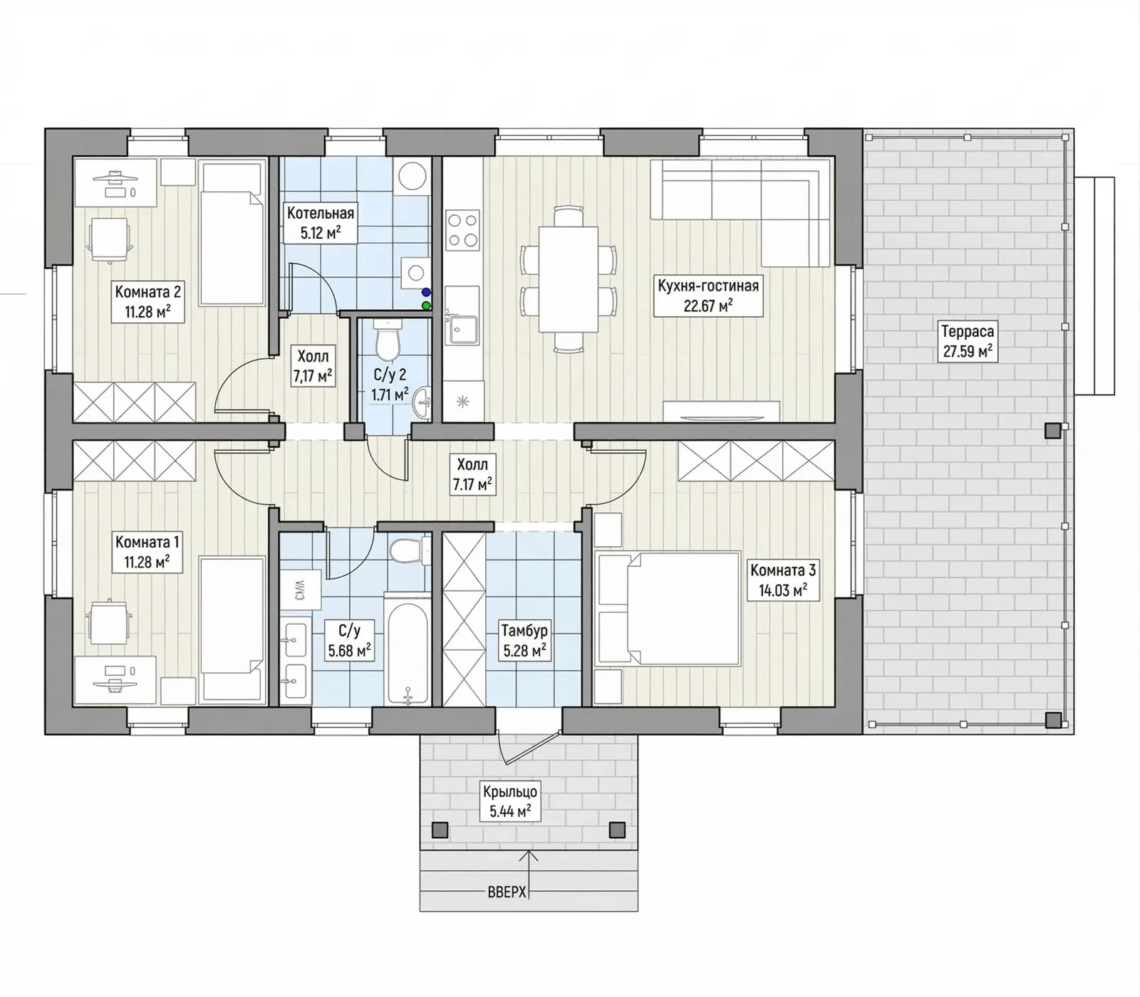 Планировка 1-й этаж
