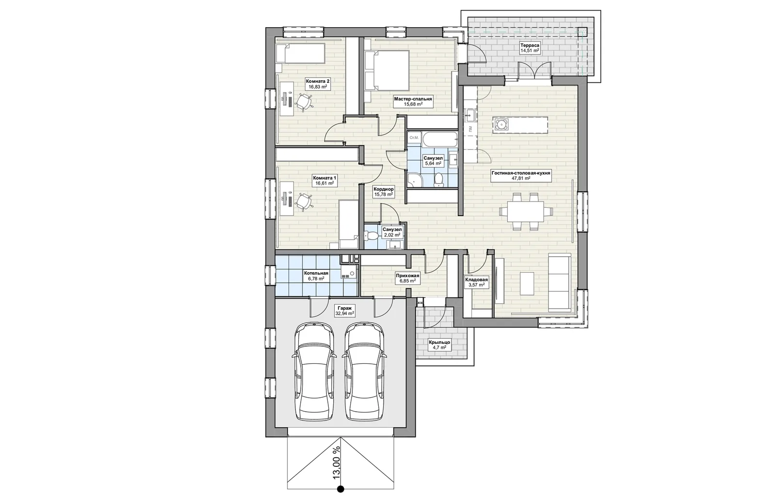 Планировка 1-й этаж